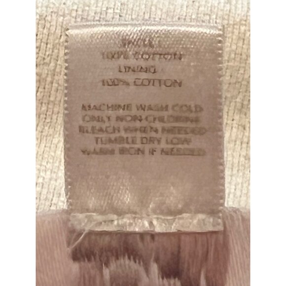 Loft Large Top 100% Cotton Lined Sleeveless Blue/Green Casual Beach - Picture 10 of 13